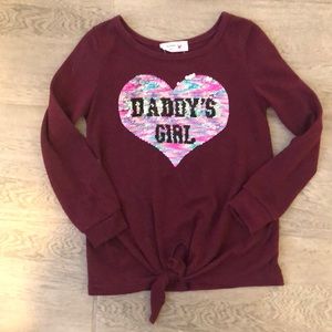 Beautees sequin shirt